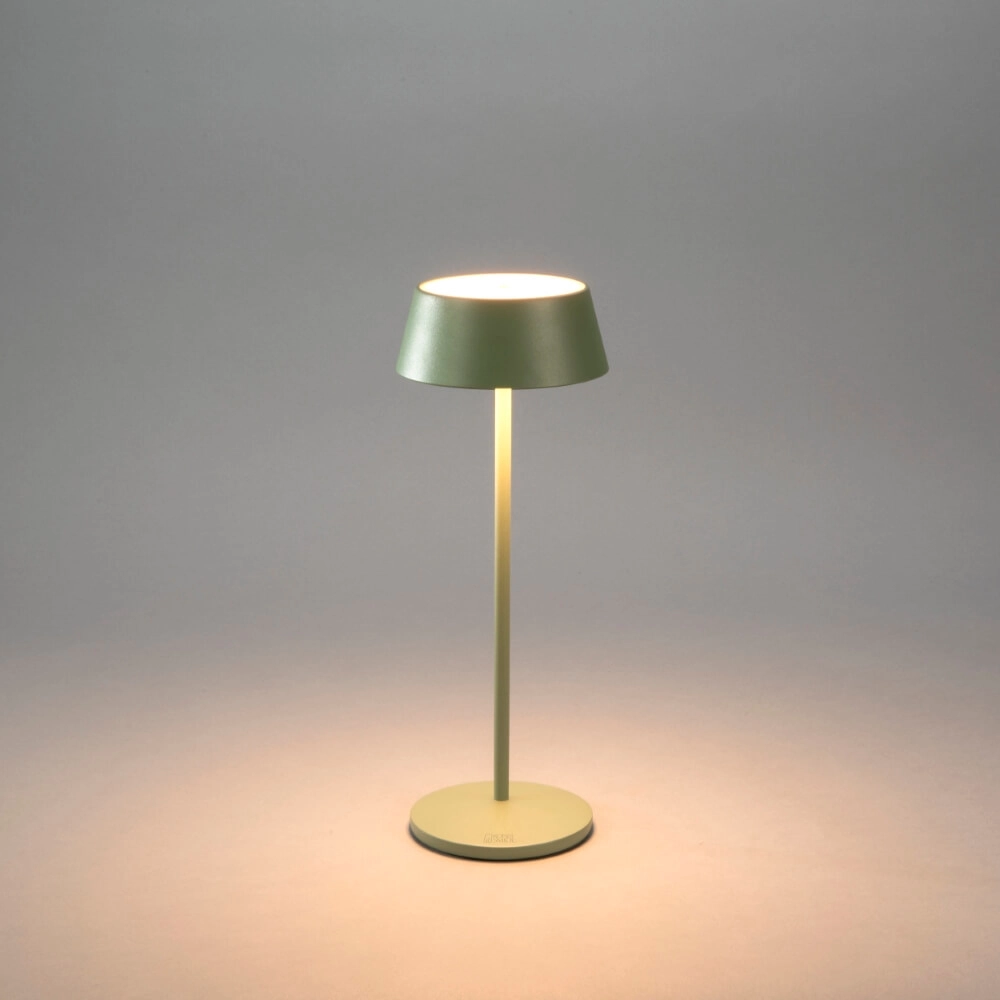 Oplaadbare tafellamp Menton mintgroen KonstSmide 7318307839630