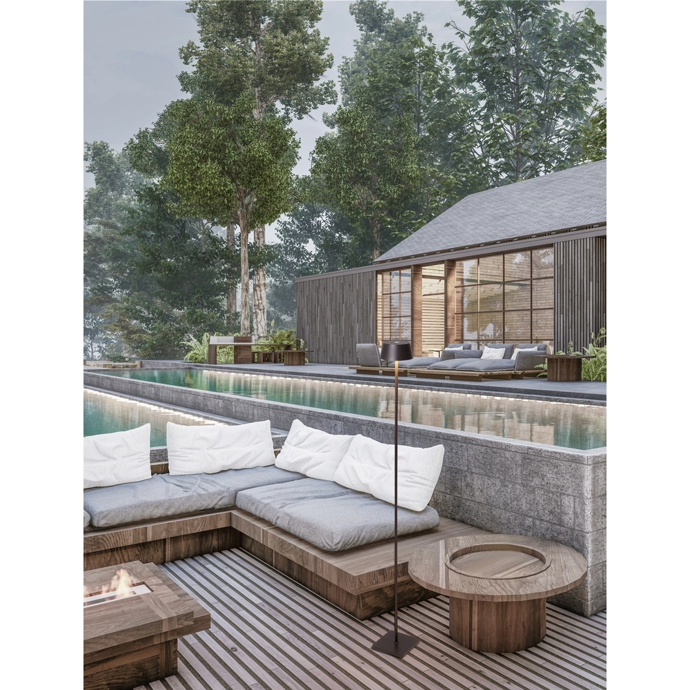 Rechargeable floor lamp Persea anthracite Lyora 5212017449863