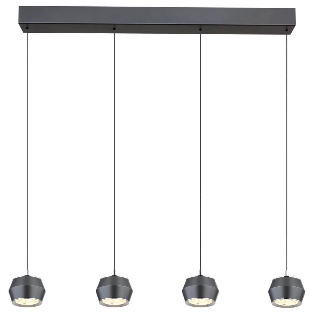 Ronde hanglamp Marthy grijs Ø 10cm Globo 9007371452118