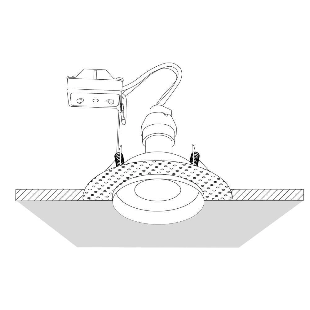 Inbouwspot Slim Trimless IP65 wit Lyora
