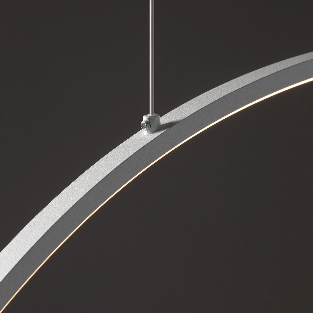 Design hanglamp Circolo Led wit Ø 60cm verticaal Lyora 5903139116053