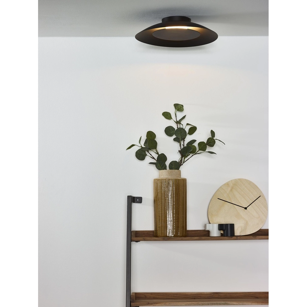 Plafondlamp Foskal Ø 34,5cm zwart Lucide 5411212791504
