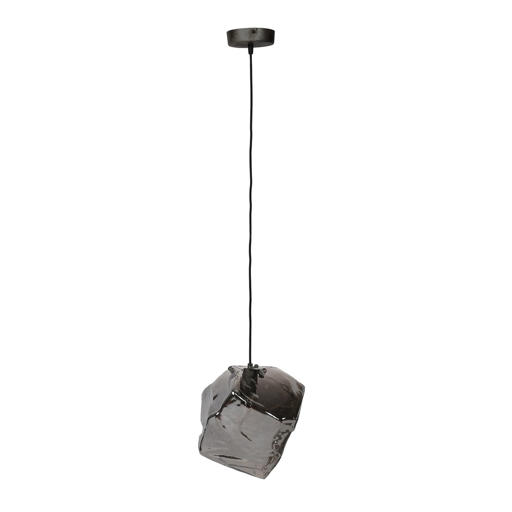 Moderne hanglamp Rock chroom glas Lyora 8716803511392