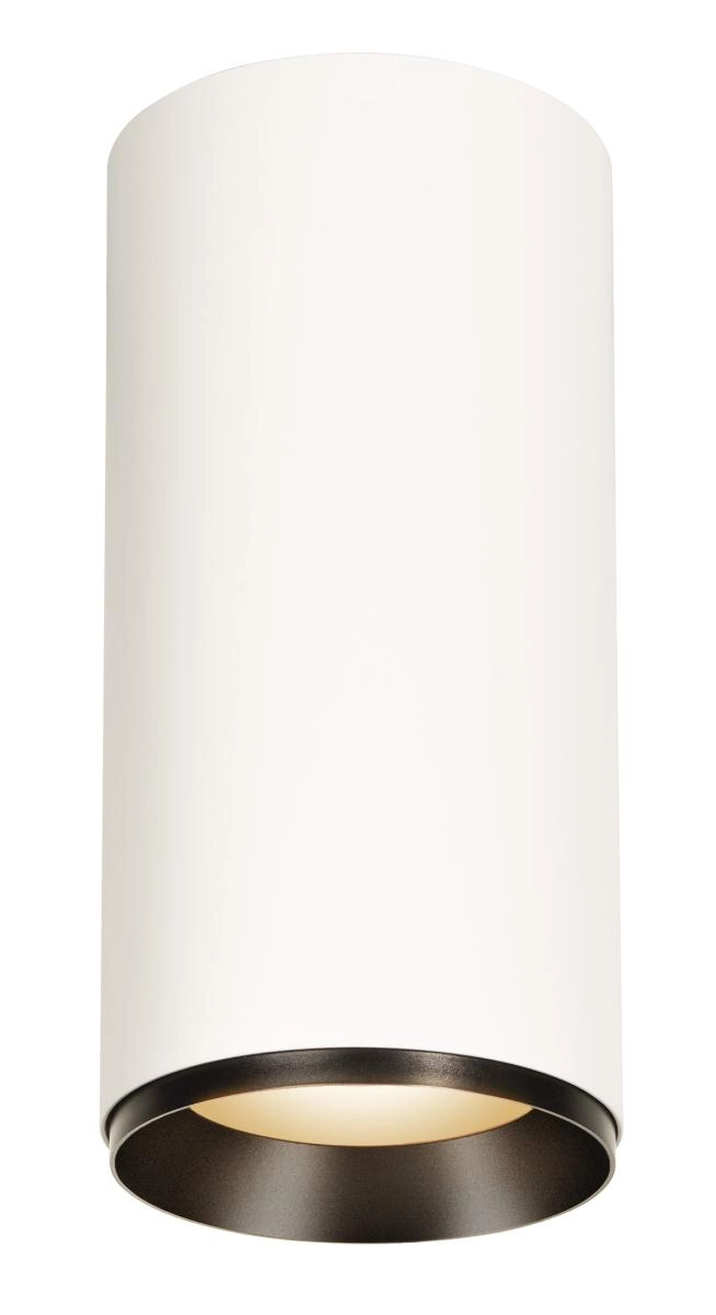 Opbouwspot Numinos XL Dali cilinder wit/zwart 3000K - 24gr