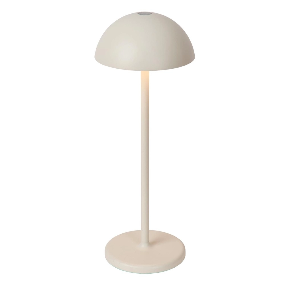 Oplaadbare tafellamp Joy IP54 wit Lucide 5411212151957