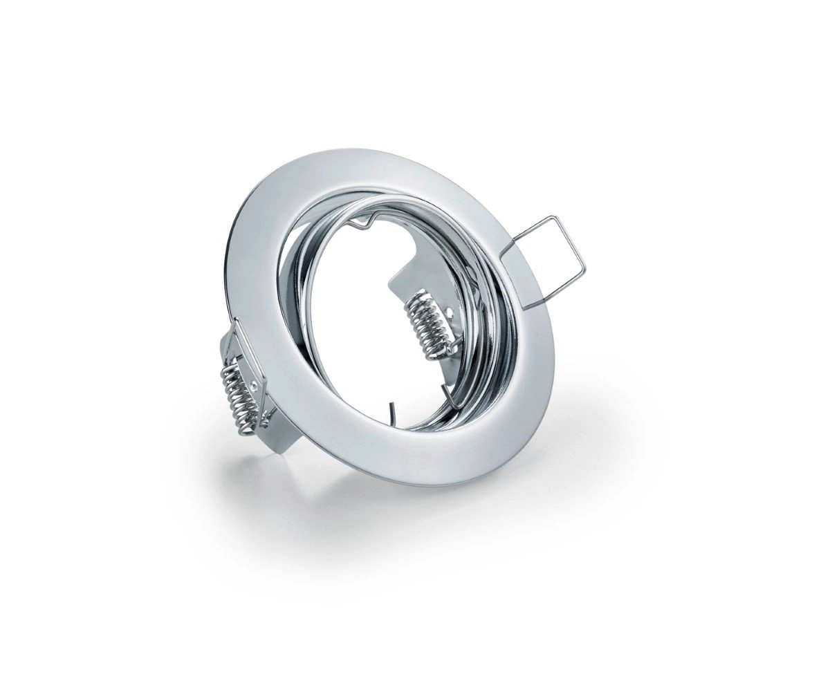 Ronde inbouwspot Jura GU10 8,3cm chroom Trio 4017807376302