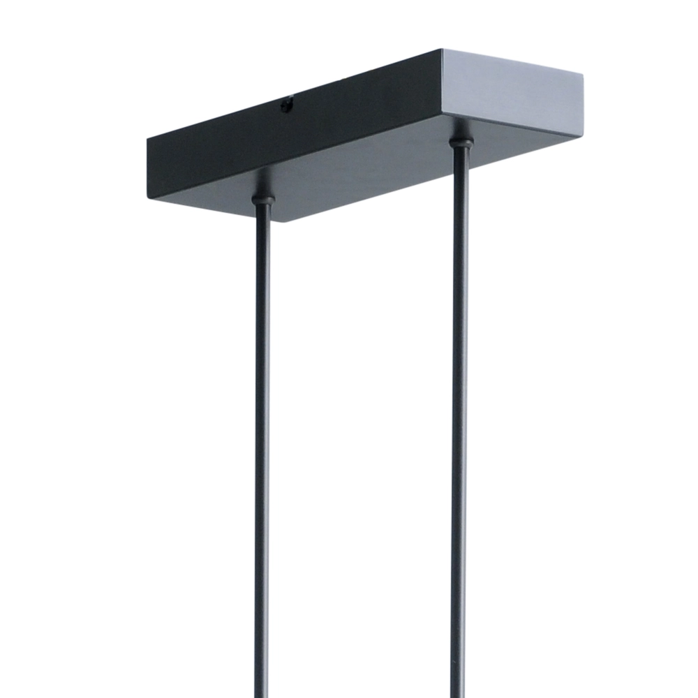 Hanglamp Oak zwart nikkel met hout 134cm Masterlight 8718121194172