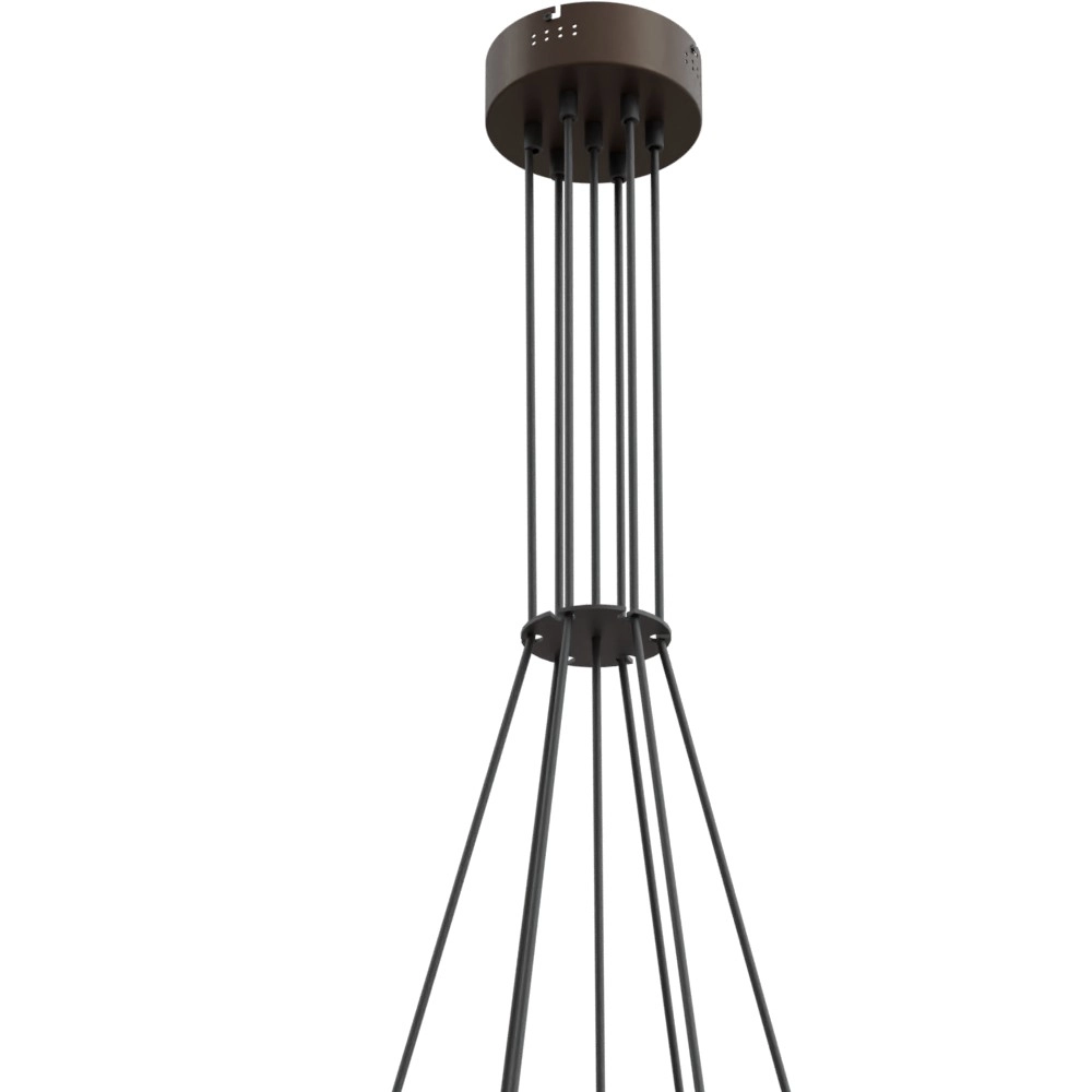 7-lichts hanglamp Opera cacao Masterlight 8718121424361