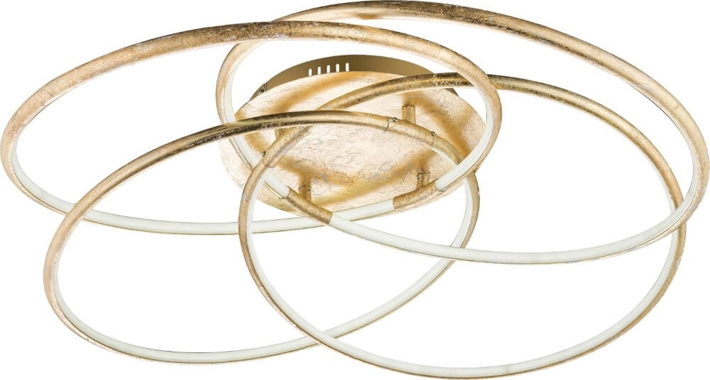 Gouden plafondlamp Barna Ø 85cm Globo 9007371347582