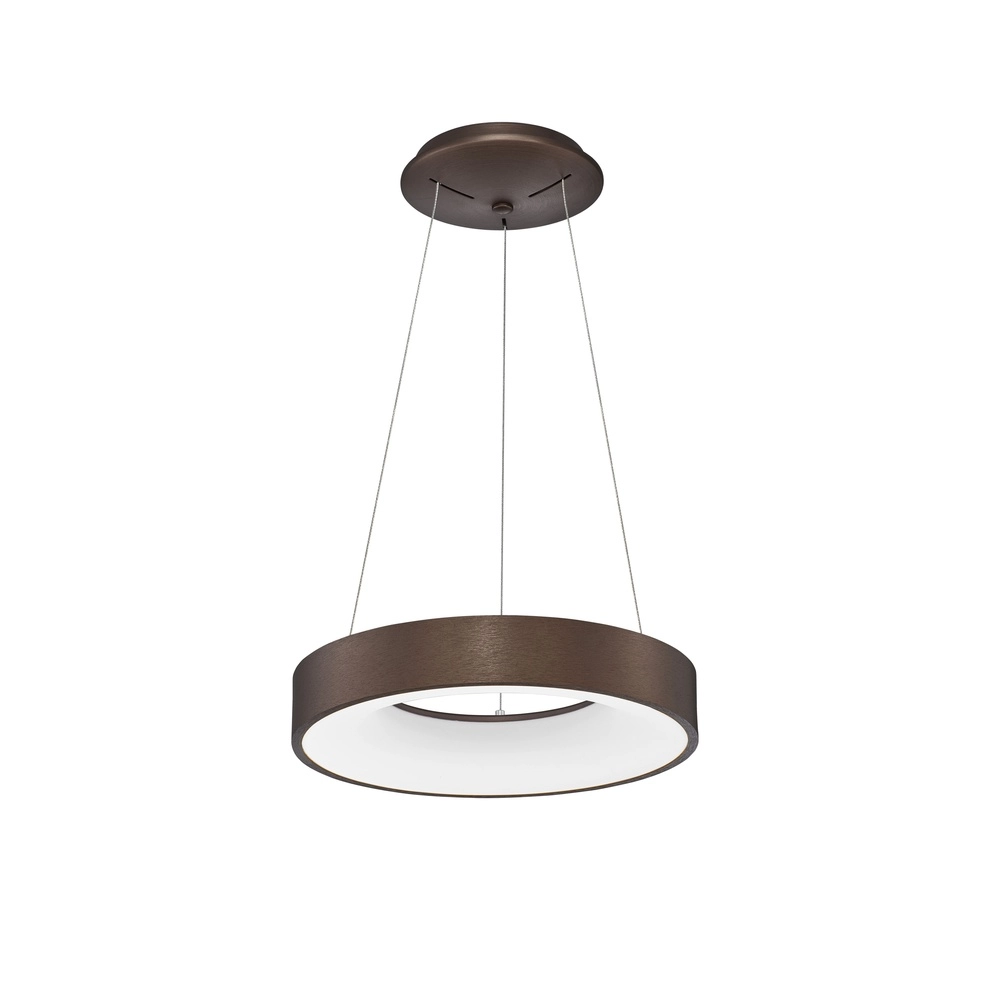 Hanglamp Rando Thin koffie bruin Ø 38cm Lyora 5212017420176