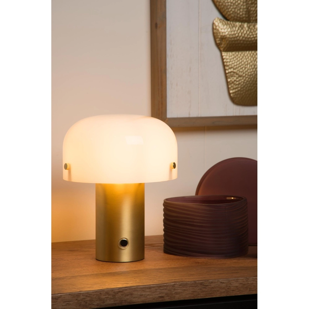 Tafellamp Timon 17,5cm goud Lucide 5411212051387