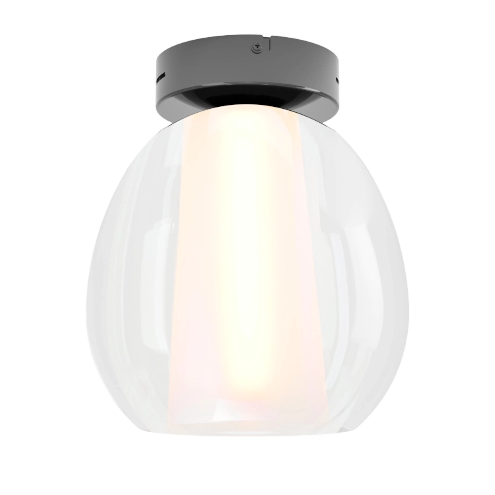 Plafondlamp Menorca grijs met afstandsbediening