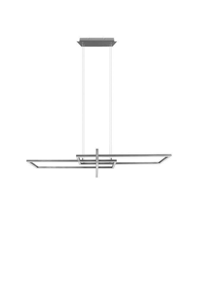 Led hanglamp Salinas 110cm metaalgrijs Trio 4017807487909