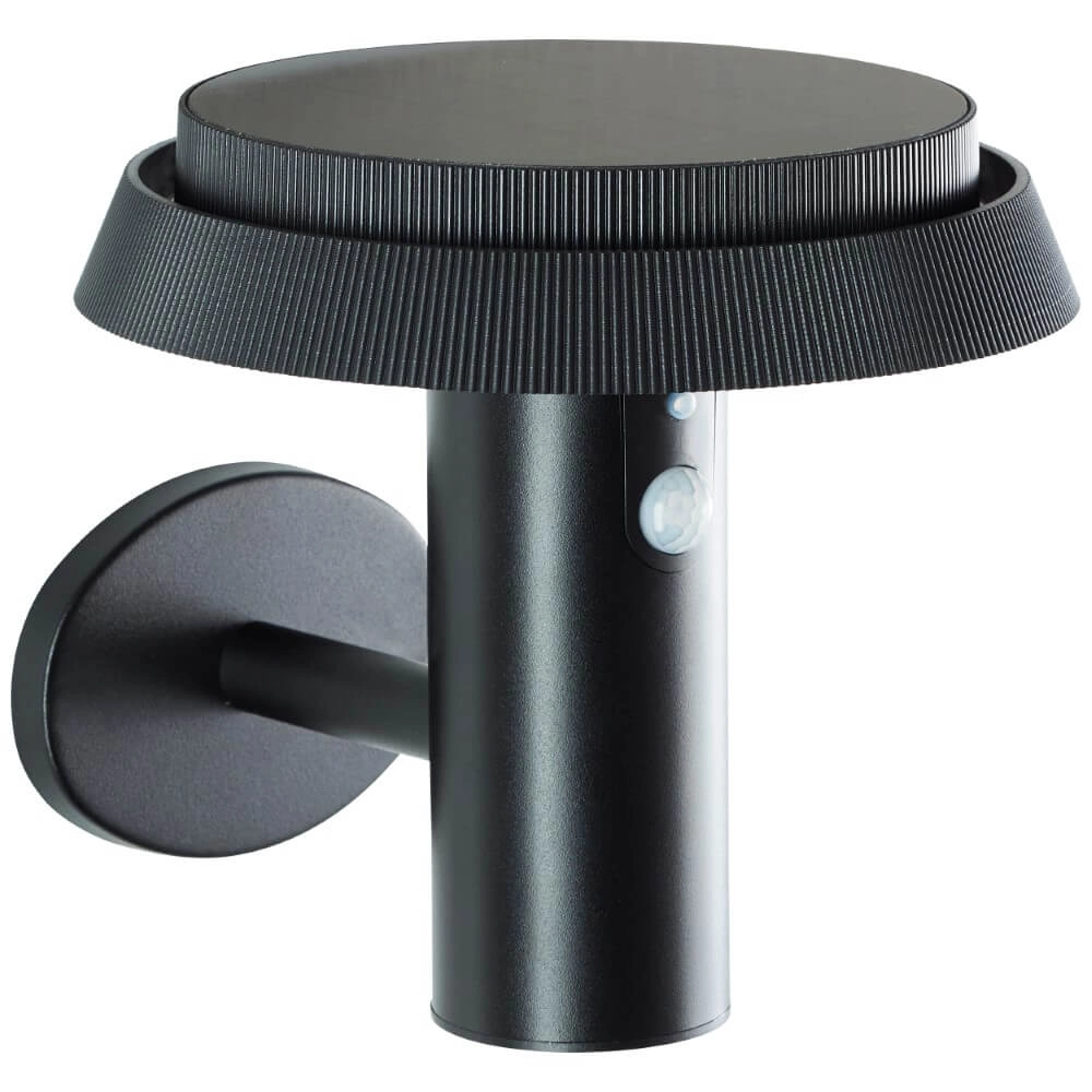 Zwarte wandlamp Alvero met sensor Brilliant 4004353437823