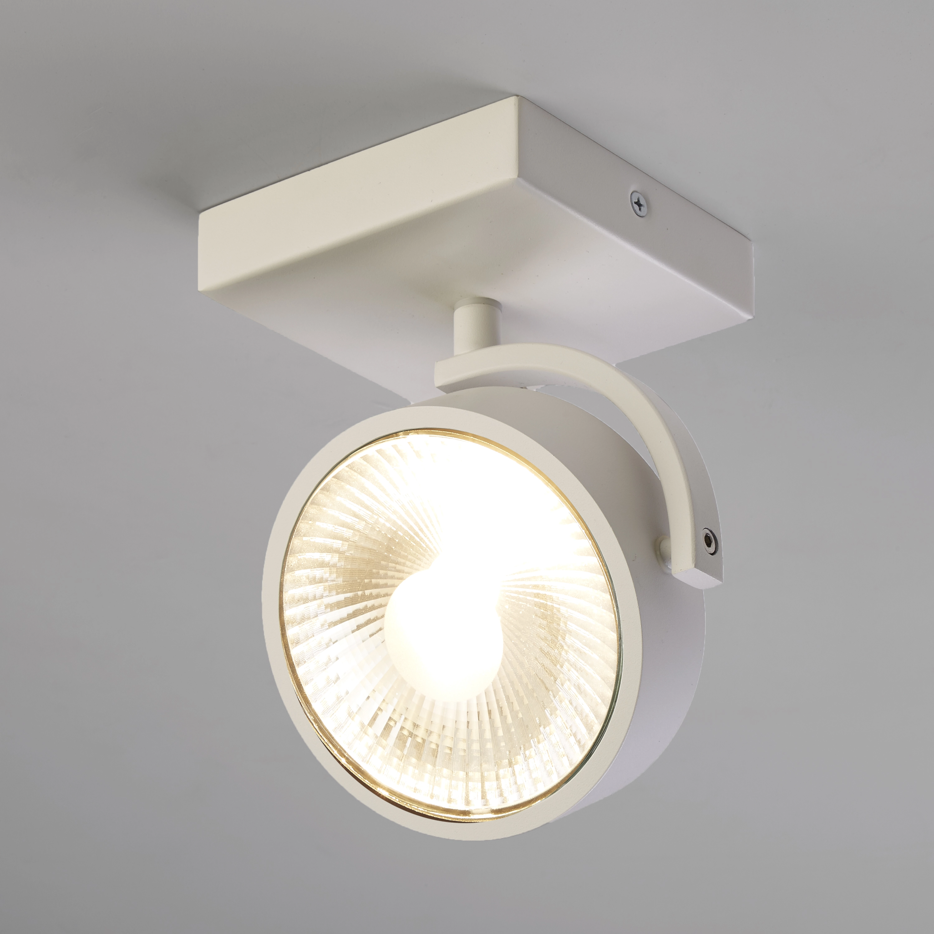 Opbouwspot Jupiter industrieel wit