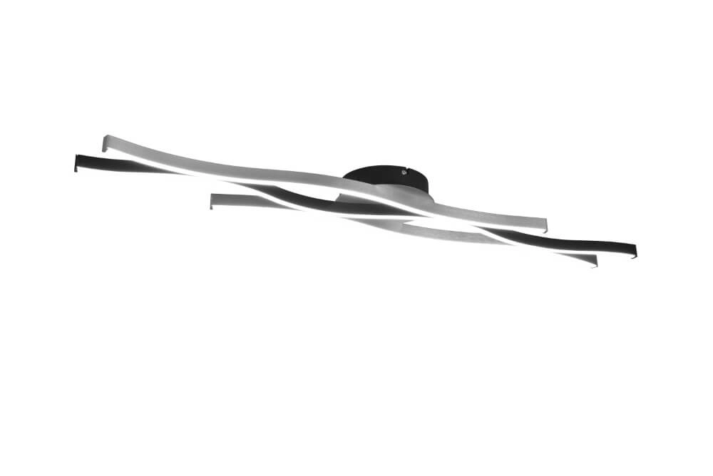 Plafondlamp Blaze zwart met metaal