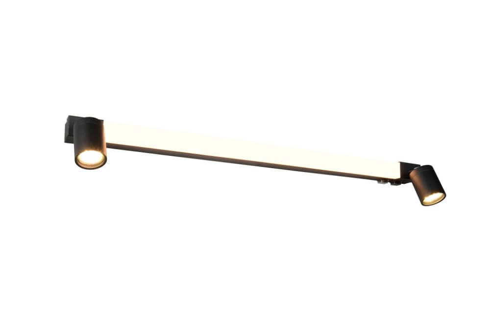 Spiegellamp Enrico 90cm - zwart Trio 4017807615654