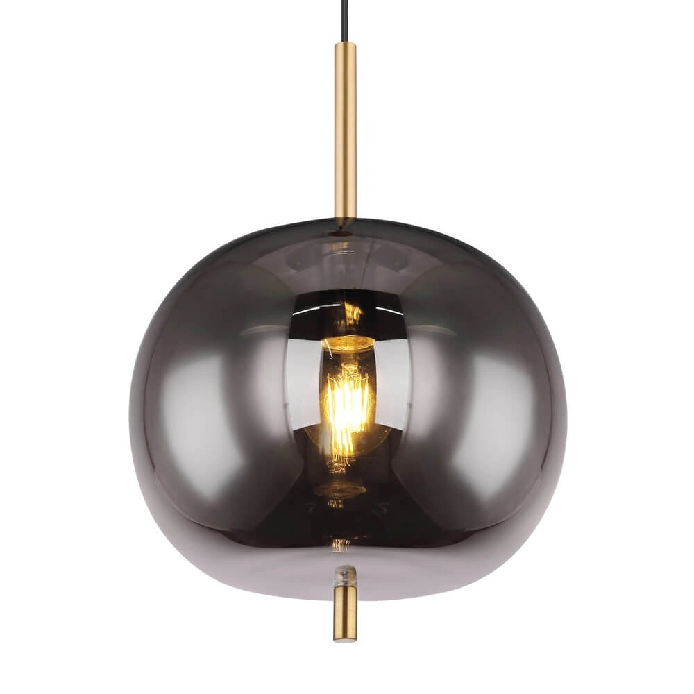 Gouden hanglamp Blacky I enkel Ø 30cm Globo 9007371422036