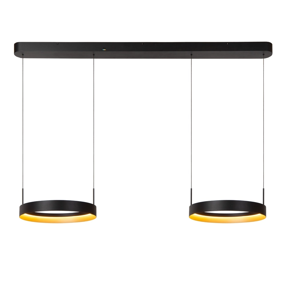 Dubbele hanglamp Radiant zwart