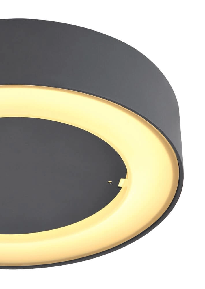 Antraciete plafondlamp Sura voor buiten Globo 9007371416141