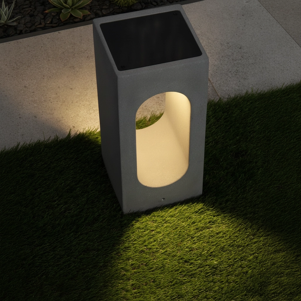 Vierkante tuinlamp Stage 35cm