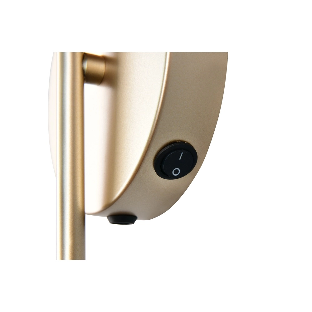 Wandlamp Emelie goud met smoke glas Trio 4017807702583