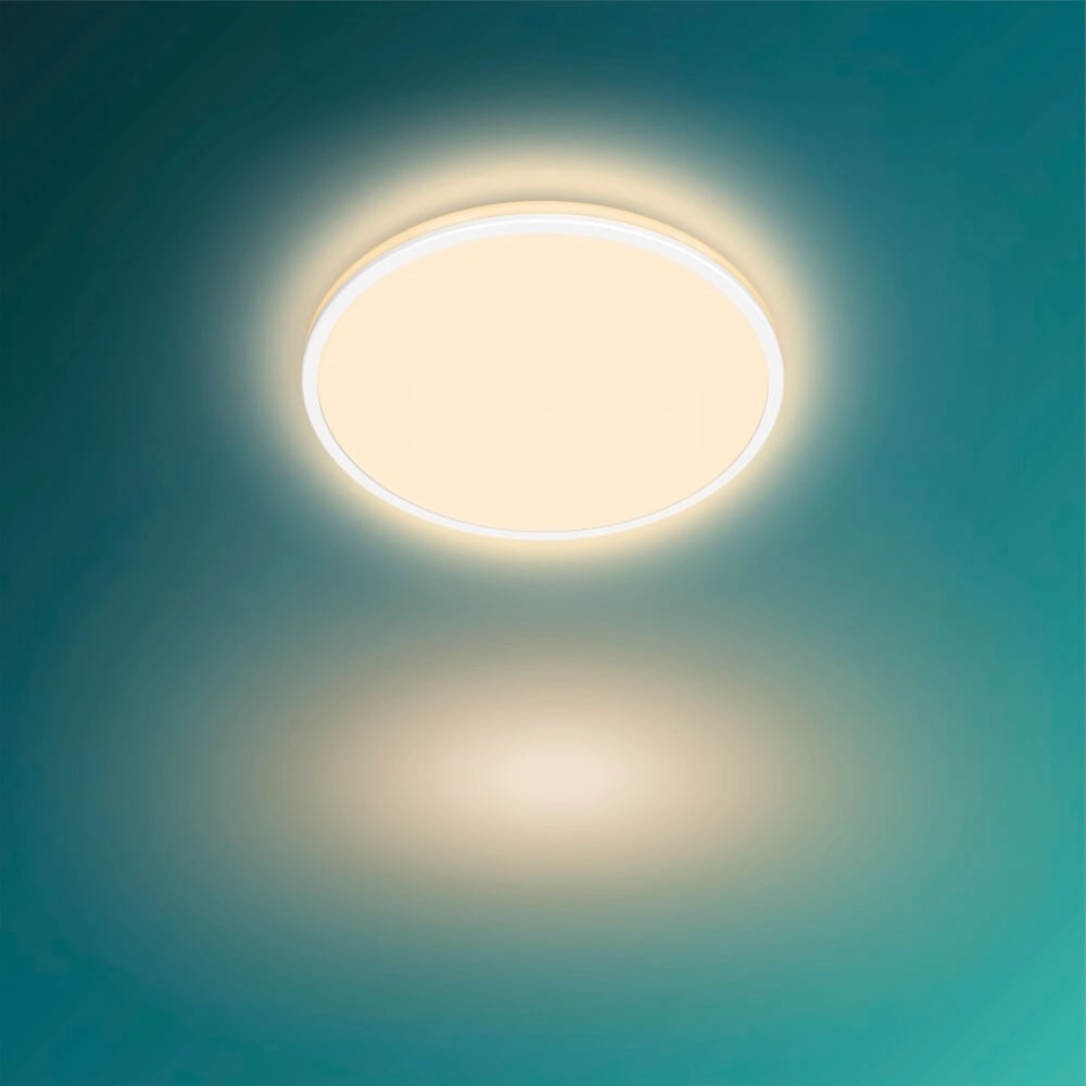 Zwarte plafonnière Ozziet Ø 30cm Philips 8719514431904