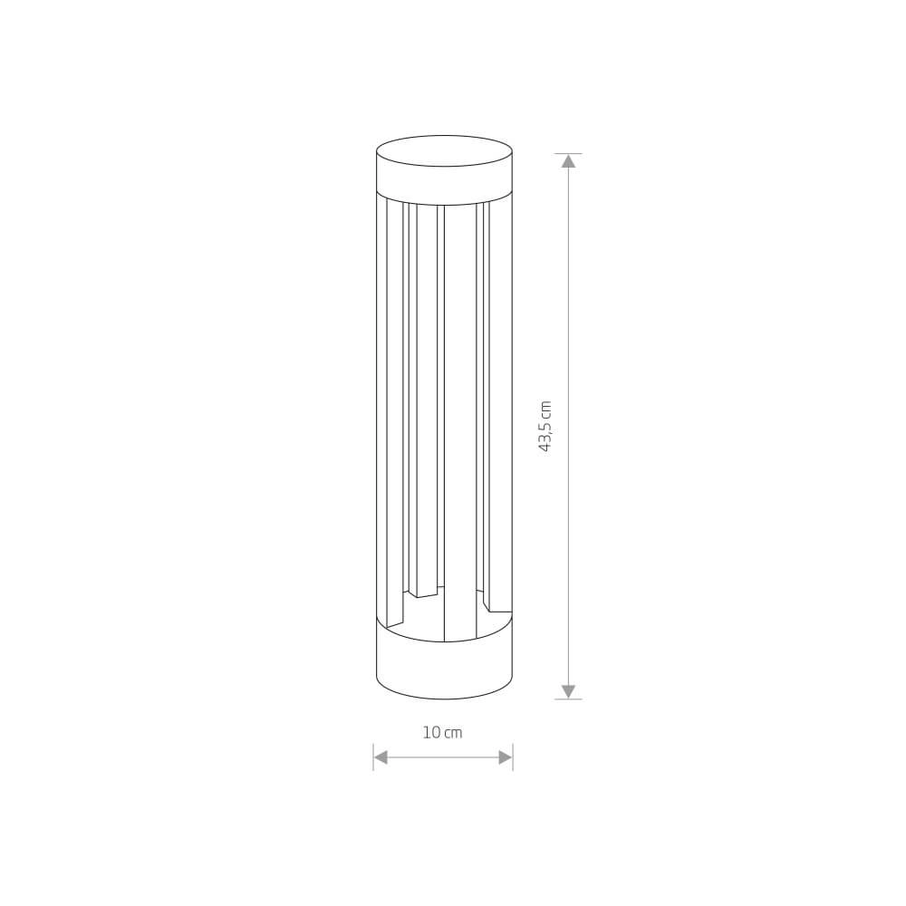 Design lamp Tepic Led zwart Lyora 5903139950893