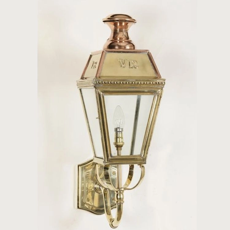 Landelijk buitenlamp Kensington handgemaakt 65cm - antiek koper (ANT) Limehouse 8716803506664