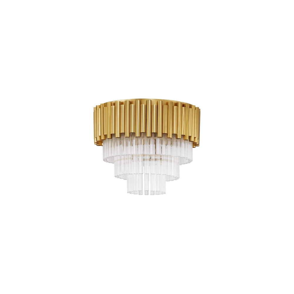 Plafondlamp Magnolia goud met kristal Ø 40cm Lyora 5212017434999