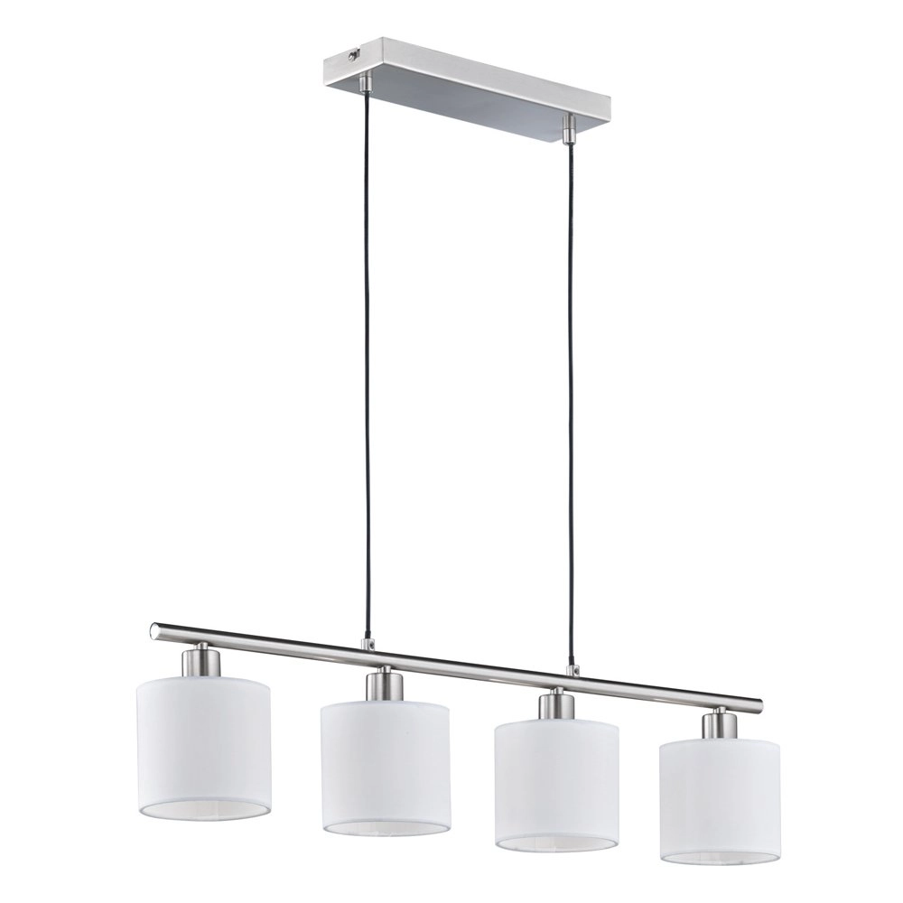 Eetkamer hanglamp Tommy 4-lichts grijs