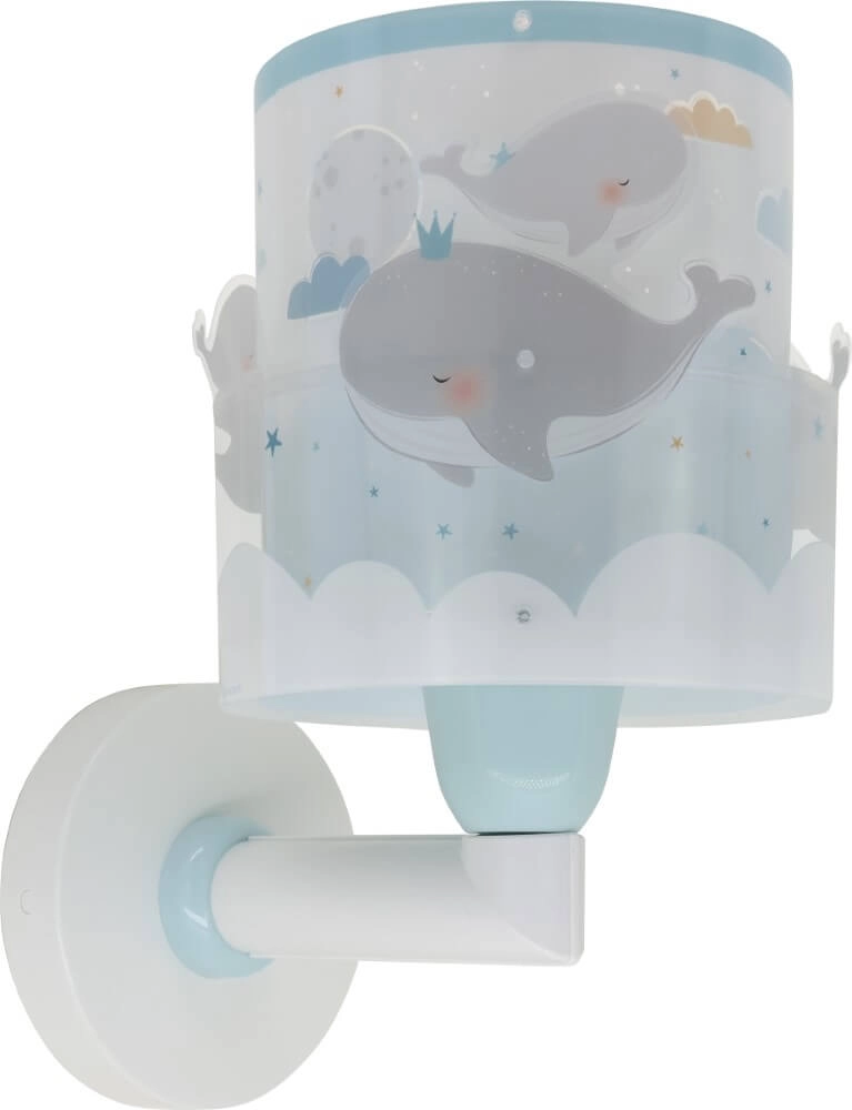 Blauwe wandlamp Whale Blauwe wandlamp Whale