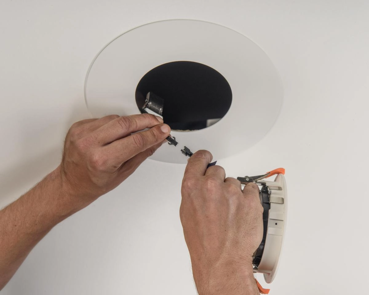 Inbouwframe voor Numinos M rond 240/120mm wit SLV 4024163262224