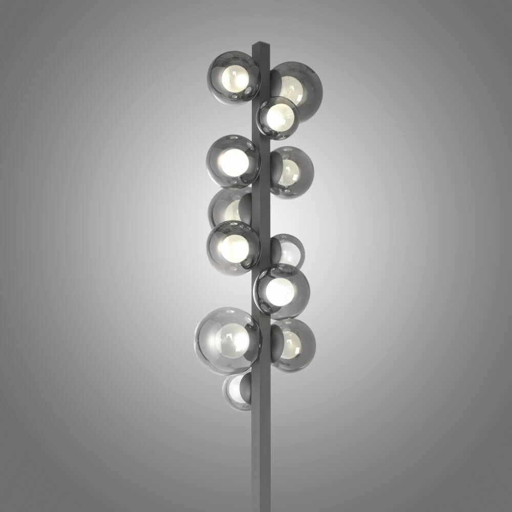 Grijze vloerlamp Pure Popup design Paul Neuhaus 4012248385647