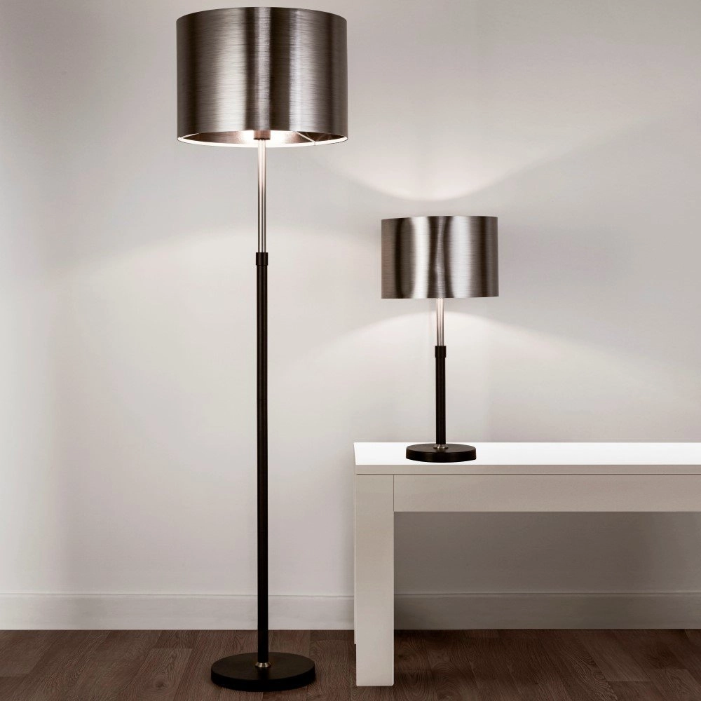 Schemerlamp Floor met chrome kap Searchlight 5053423161310