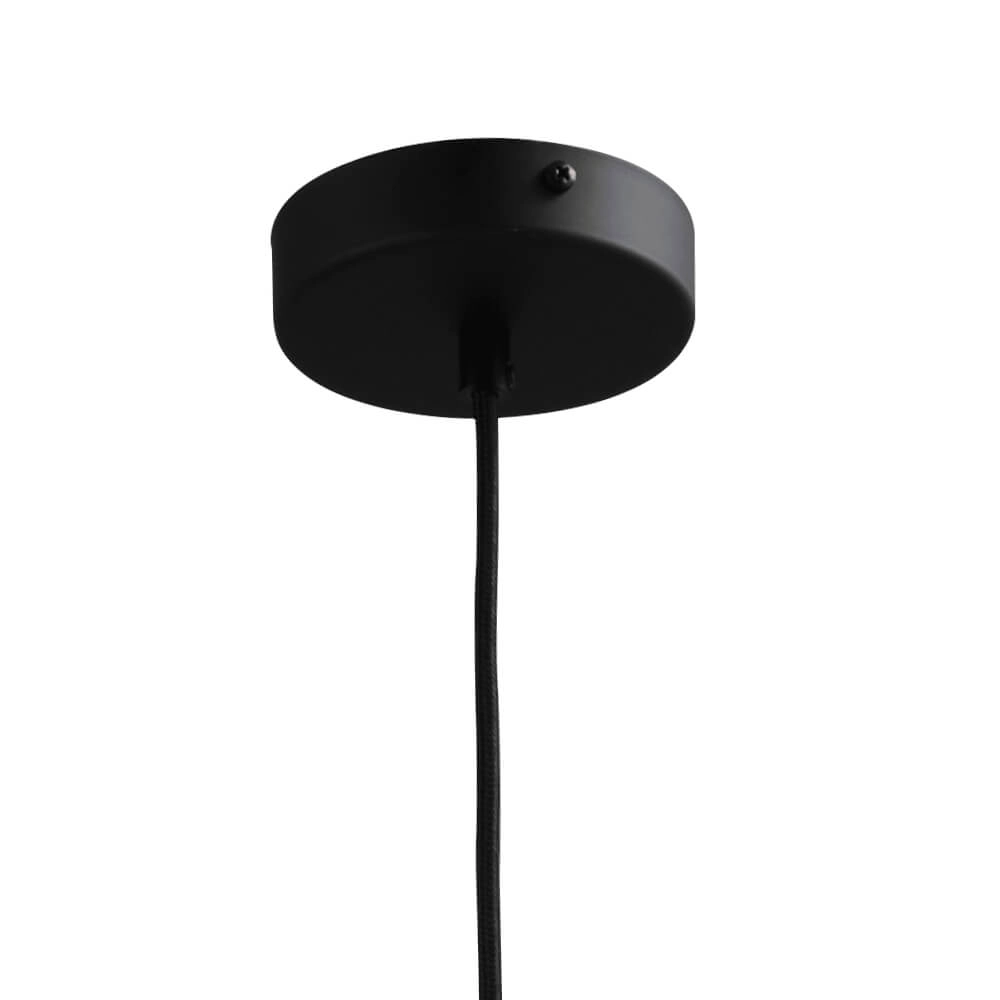 Hanglamp Ø 30cm Bella 2 Zwart met smoke glas Masterlight 8718121260556