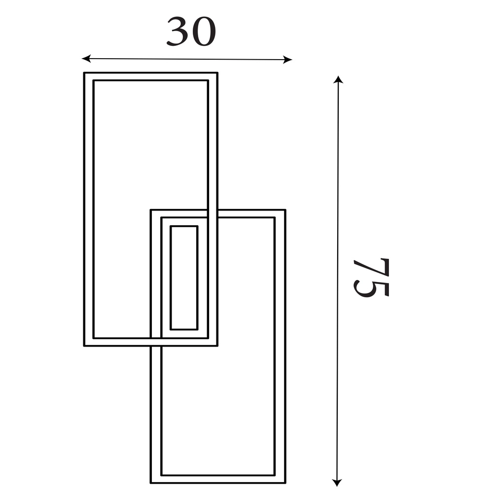 Plafondlamp Ovaloid zwart Searchlight 5053423303789