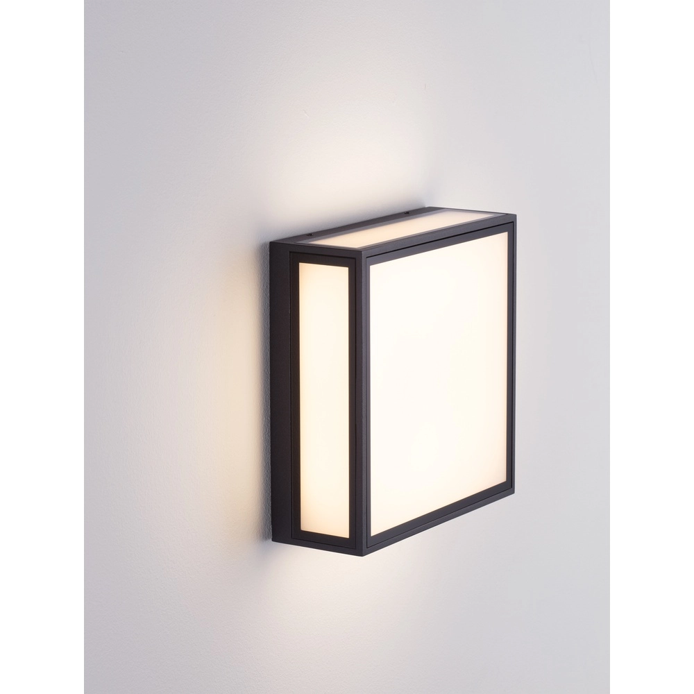Vierkante wandlamp Astral antraciet Lyora 5212017449917