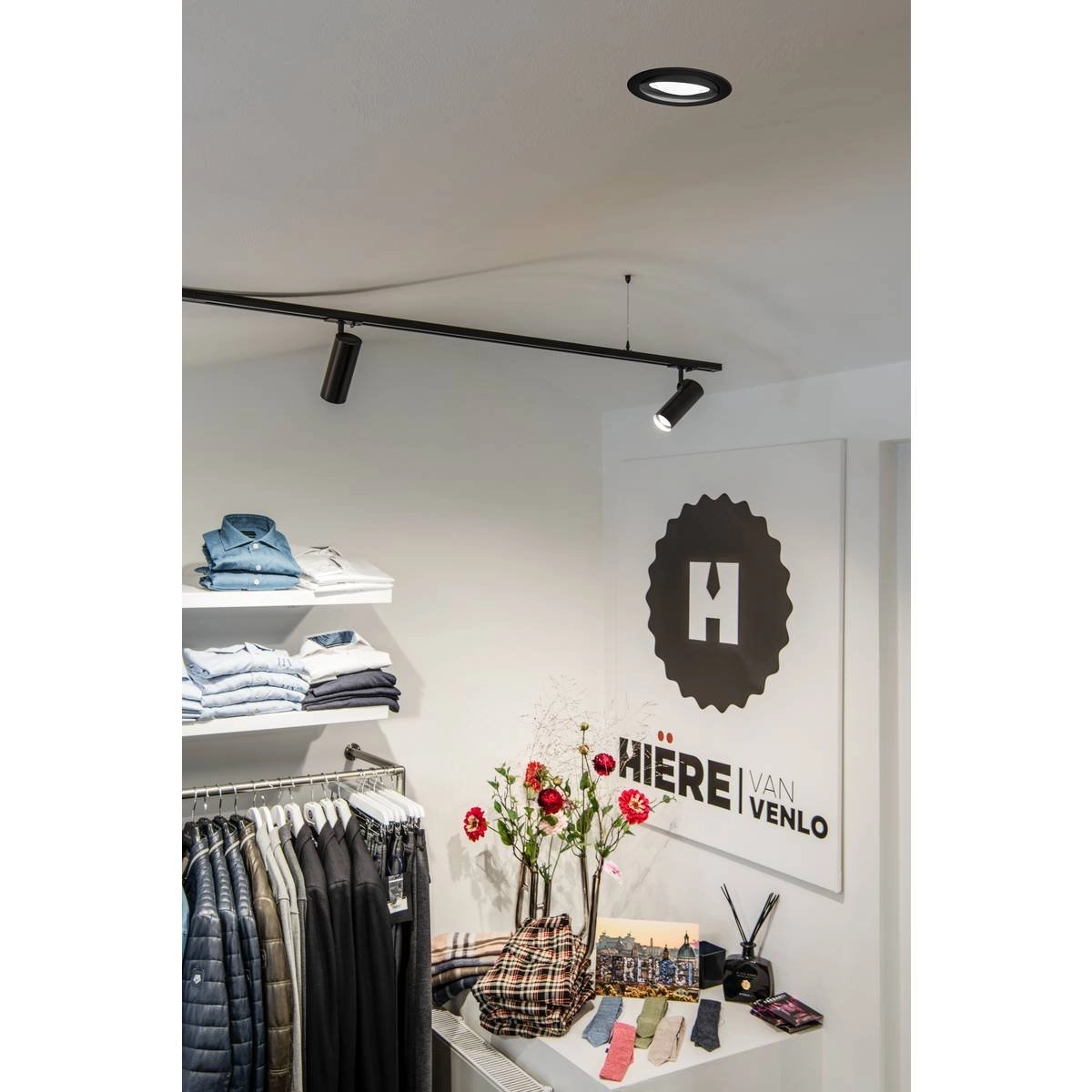 Led inbouwspot Oculus 10,5w - 12cm zwart SLV 4024163248181