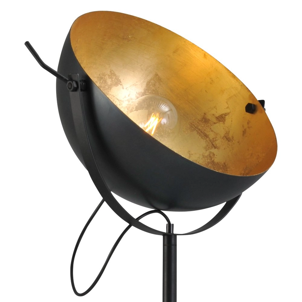 Vloerlamp Industria 175 gunmetal met goud Masterlight 8718121151557