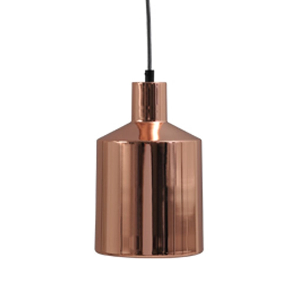 Leuke eettafellamp Boris Concepto 3x14 zwart met koperbruin Masterlight 8718121148908