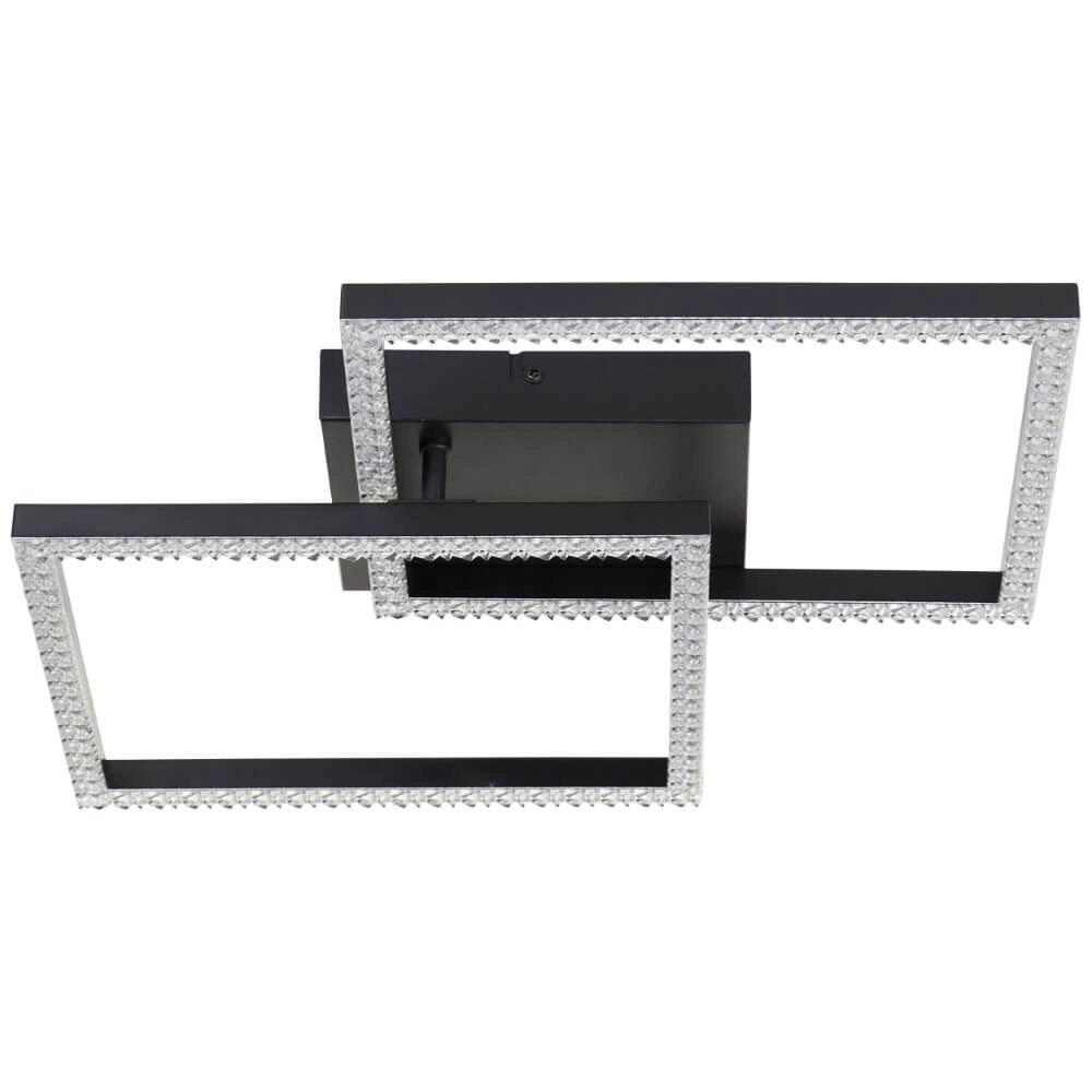 Zwarte plafondlamp Ranni 2700lm Brilliant 4004353442131