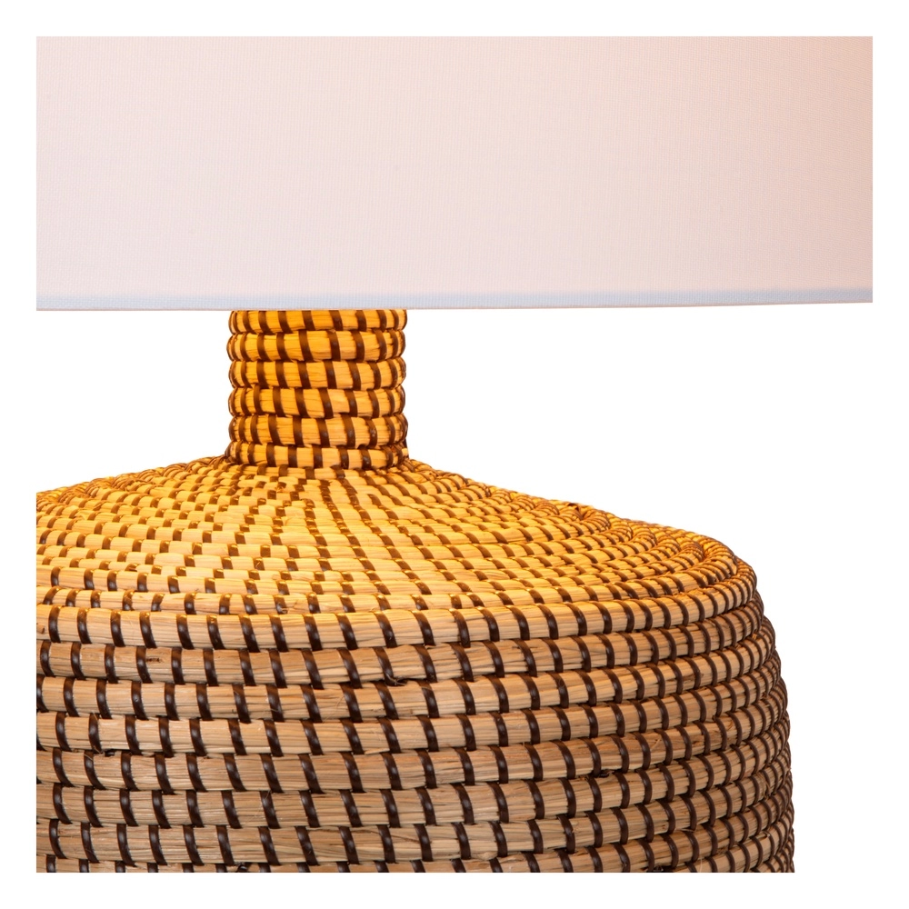 Schemerlamp Ambala Ø 45cm - zeegras bruin Premium by Lucide 5411212106117