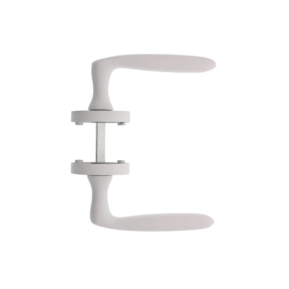 Deurklink Bjorn rond rozet wit Intersteel 8714186493984