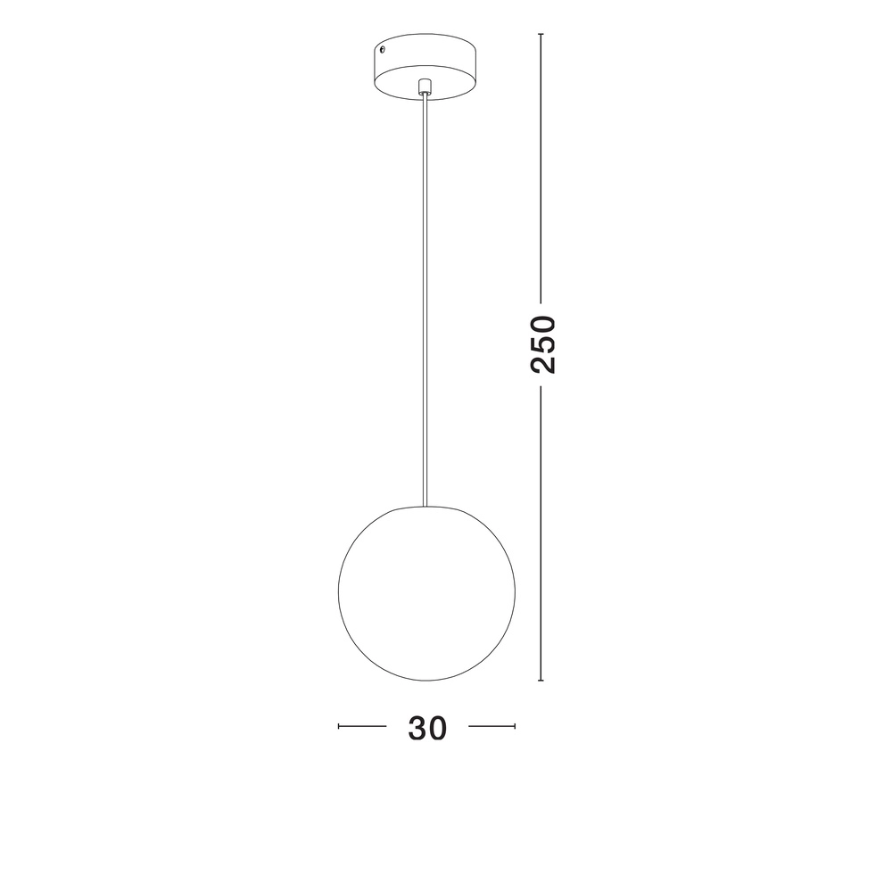 Hanglamp Moon Ø 30cm Lyora 5212017454553
