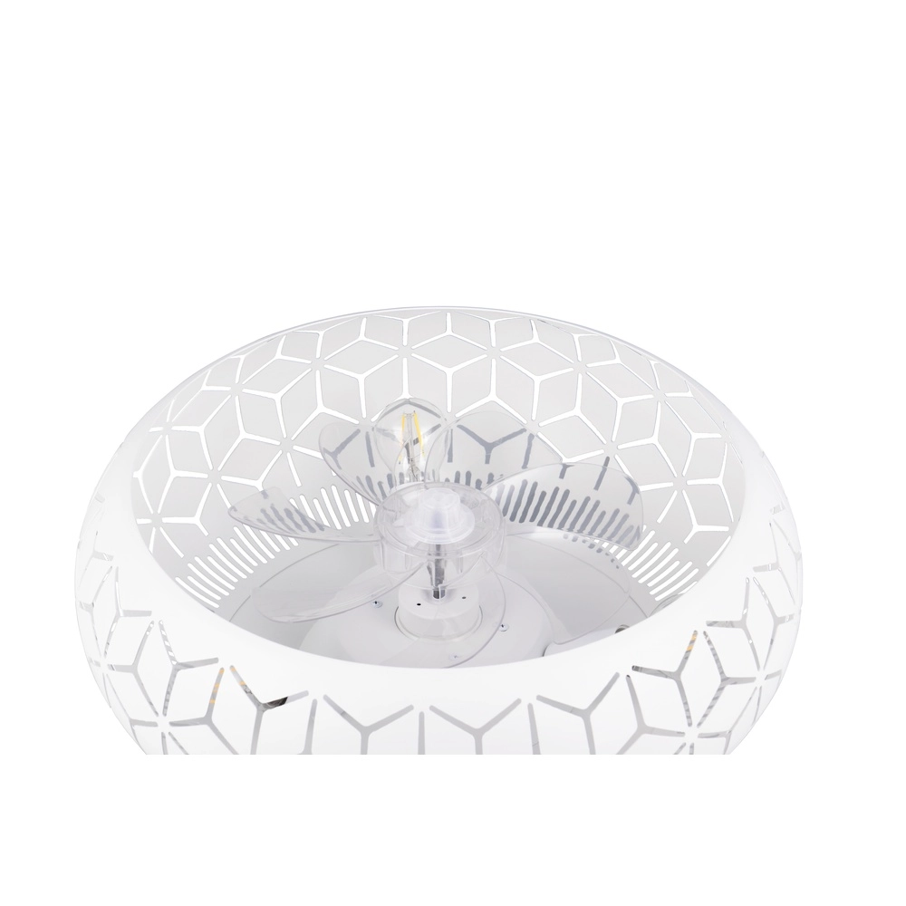 Witte plafondventilator Bidar excl 3x E27 Trio 4017807643978