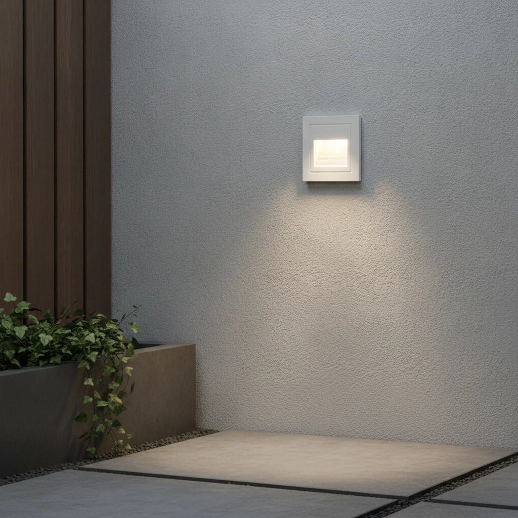 Vierkante inbouwlamp Mono wit Lyora 5212017471888