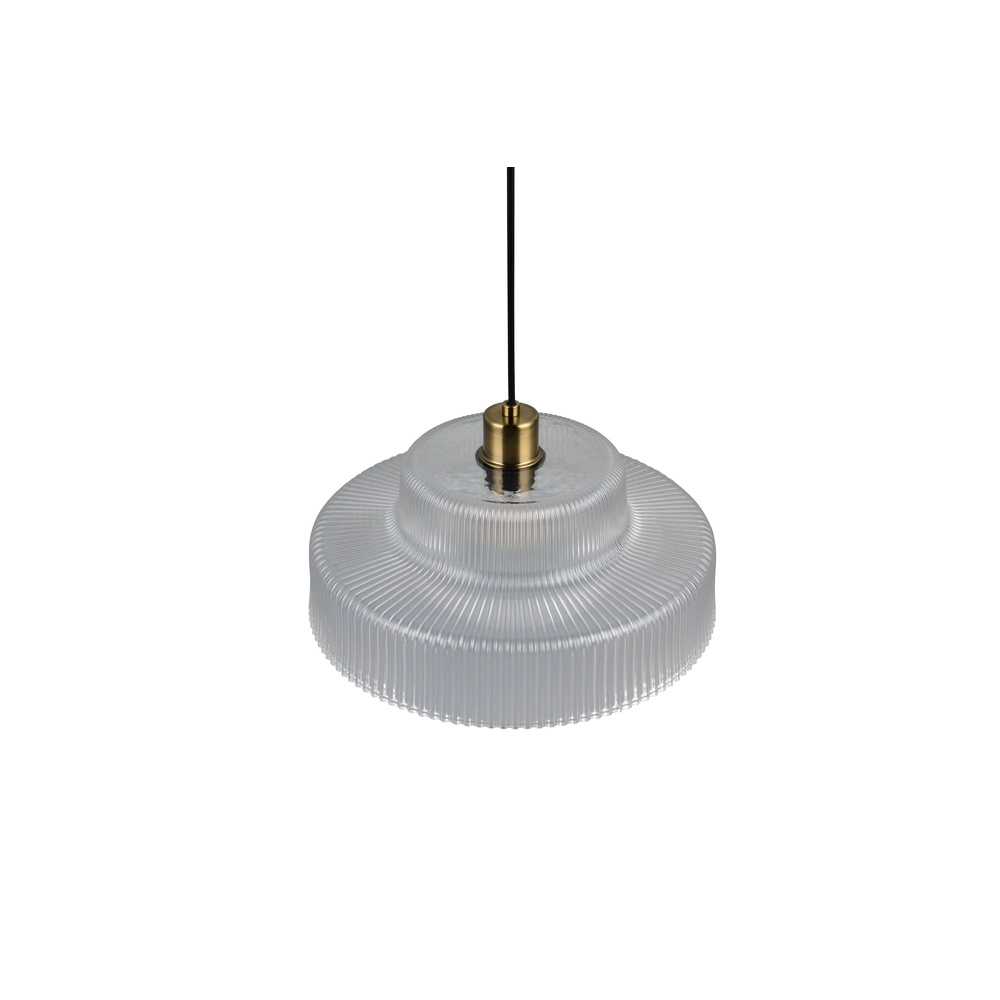 Klassieke hanglamp Abella transparant glas Trio 4017807677706