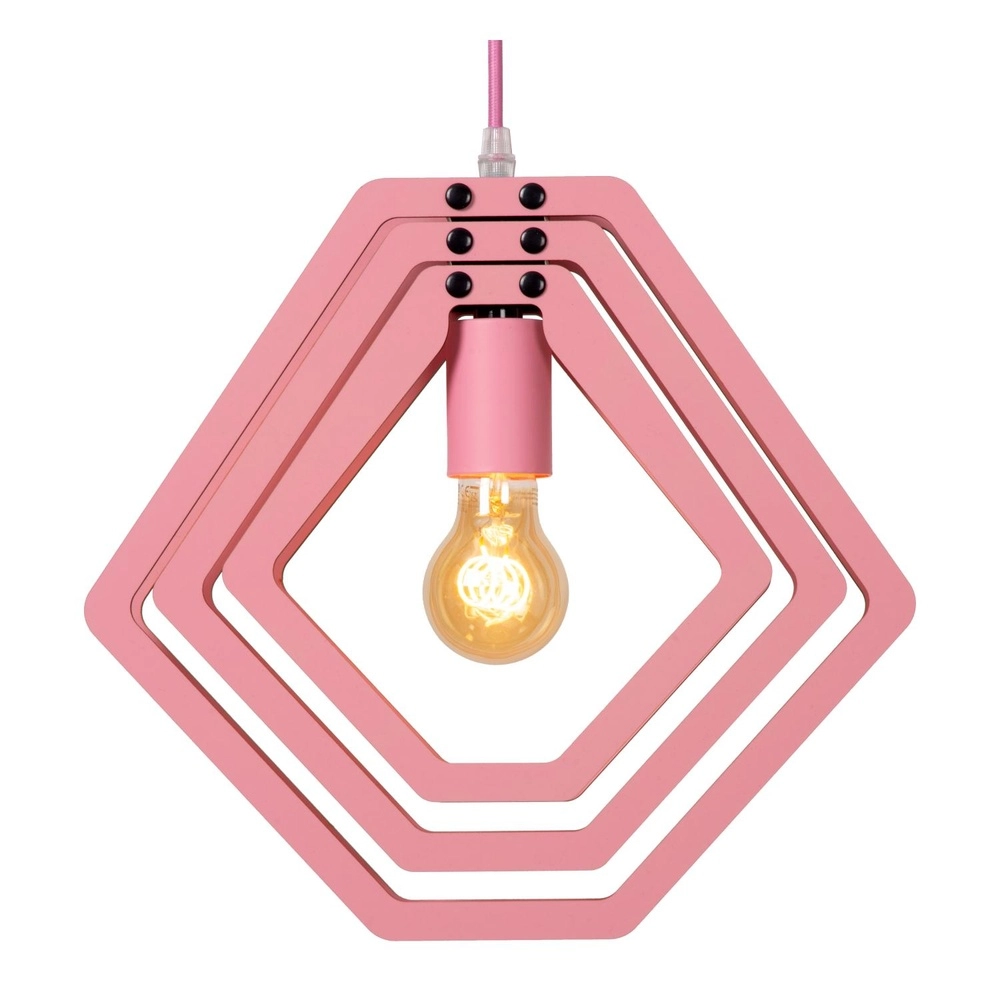 Hanglamp voor kinderkamer Mauro roze