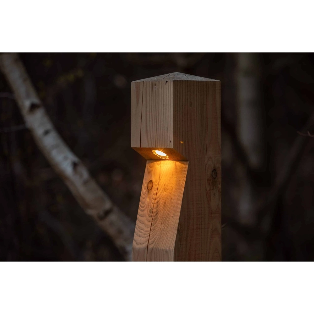 Houten padverlichting Eye 100 Accoya - 10x10x90cm - 2700K Timberlab 8716803513754
